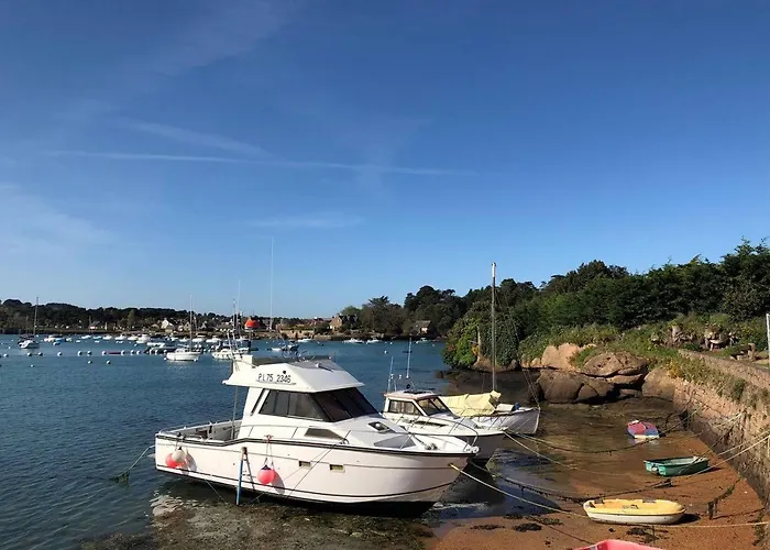 Villa Superbe Vue Mer Avec Wifi, Jardin, Terrasse A Perros Guirec - Ref 931
